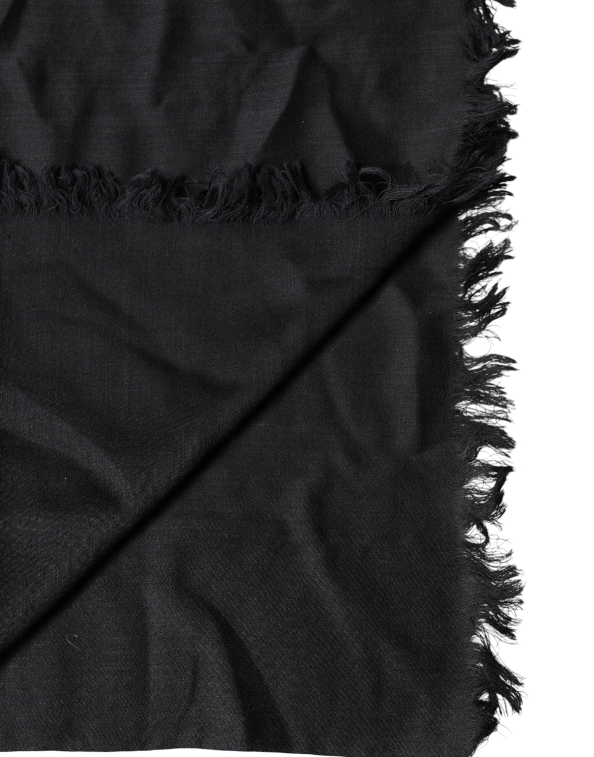 Dolce & Gabbana Black Lace Stole, Neck Wrap, Scarf