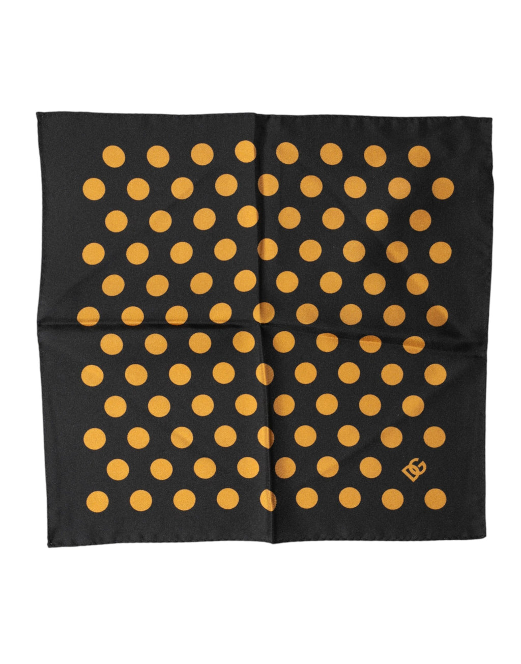 Dolce & Gabbana Black Polka Dot Foulard