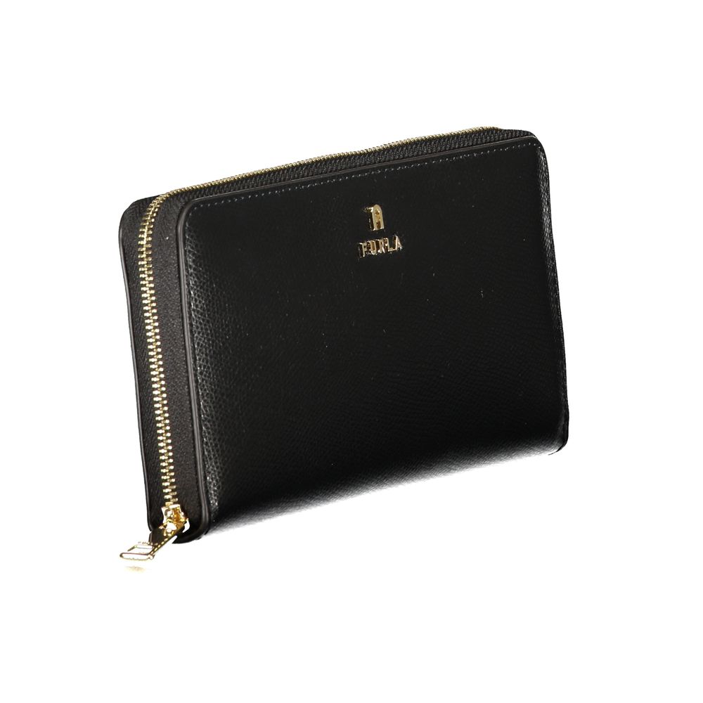 Furla Black Leather Women's Wallet