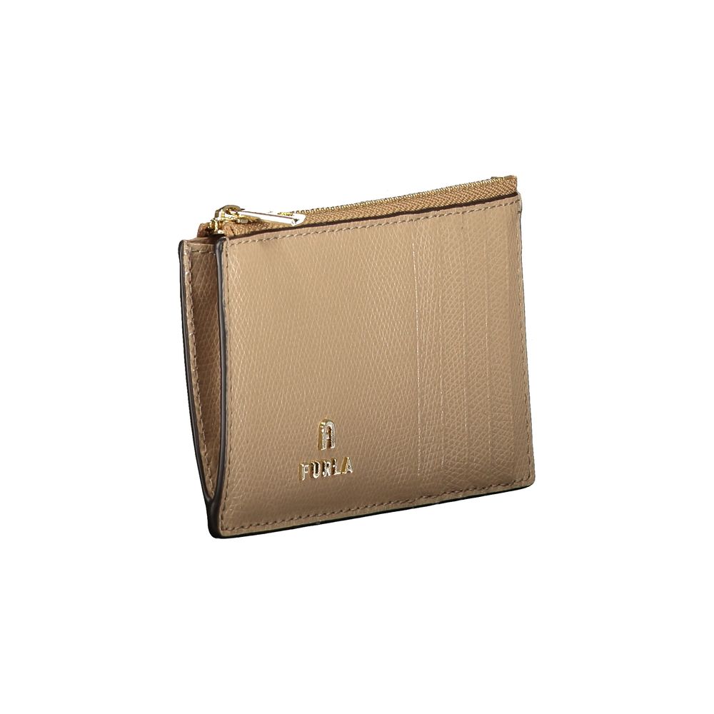 Furla Women's Beige Leather Wallet