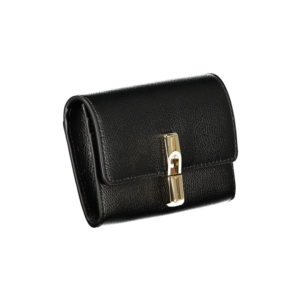 Furla Nero Leder Geldbörse für Damen