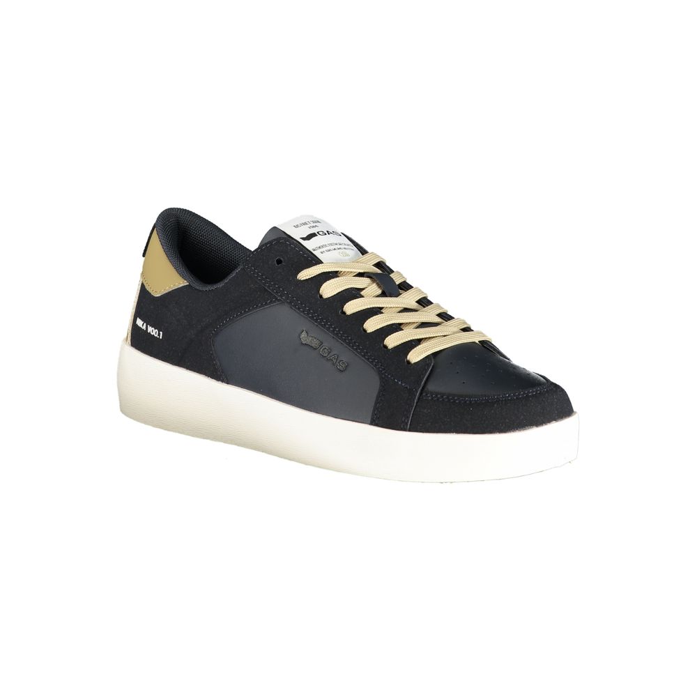Gas Blauer Herren-Sneaker aus Polyurethan