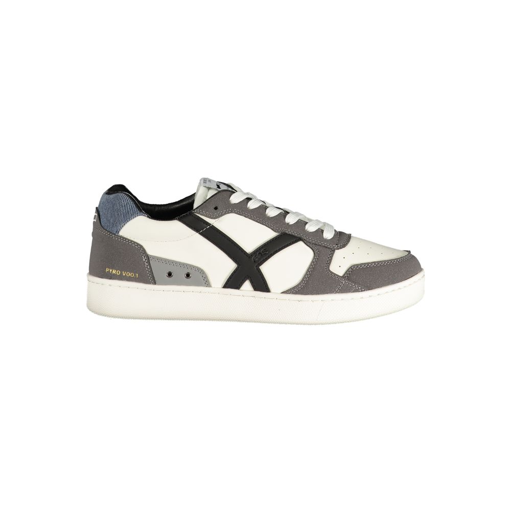Gas Bianco Herren-Sneaker aus Polyurethan