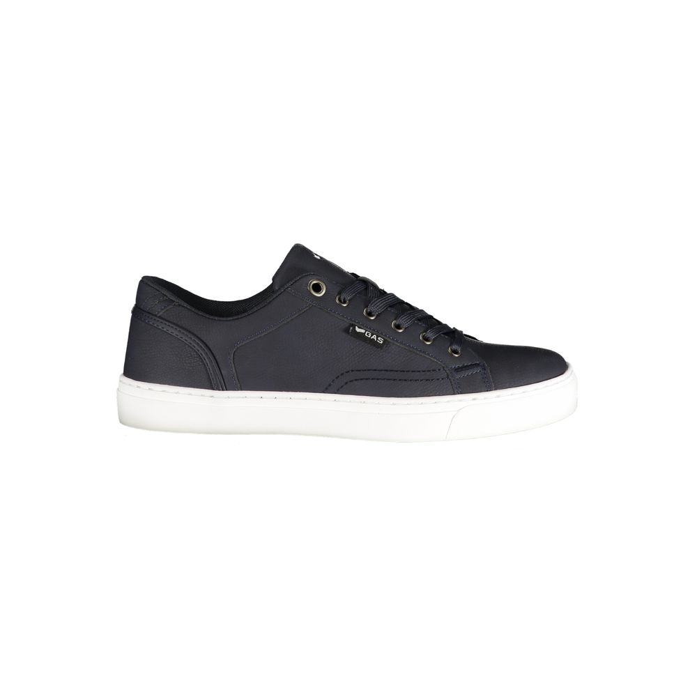 Gas Blauer Herren-Sneaker aus Polyurethan