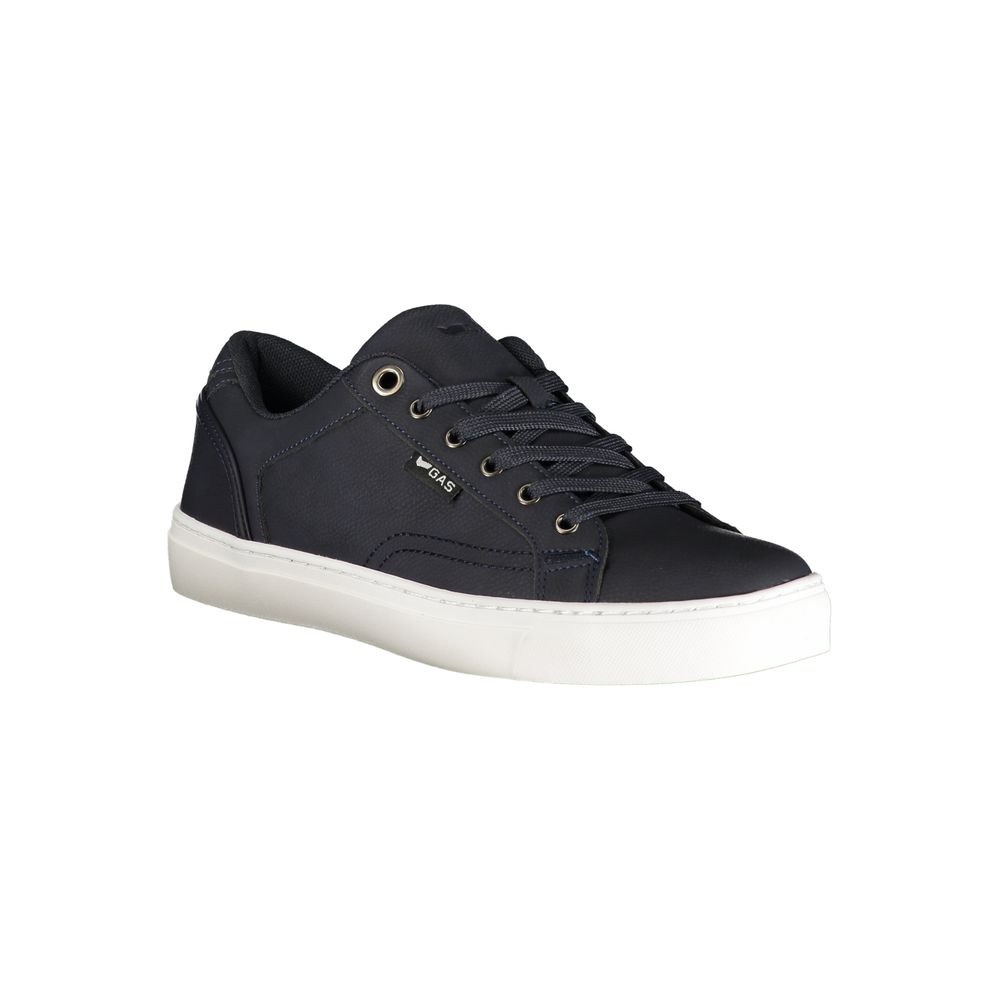 Gas Blauer Herren-Sneaker aus Polyurethan