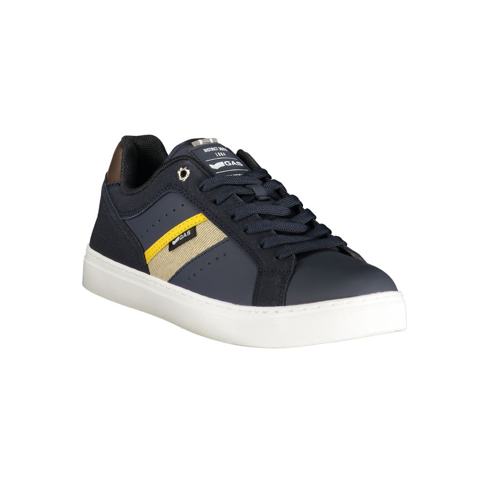 Men's Gas sneakers in blue polyester