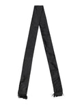 Dolce & Gabbana Black Silk Fringed Scarf