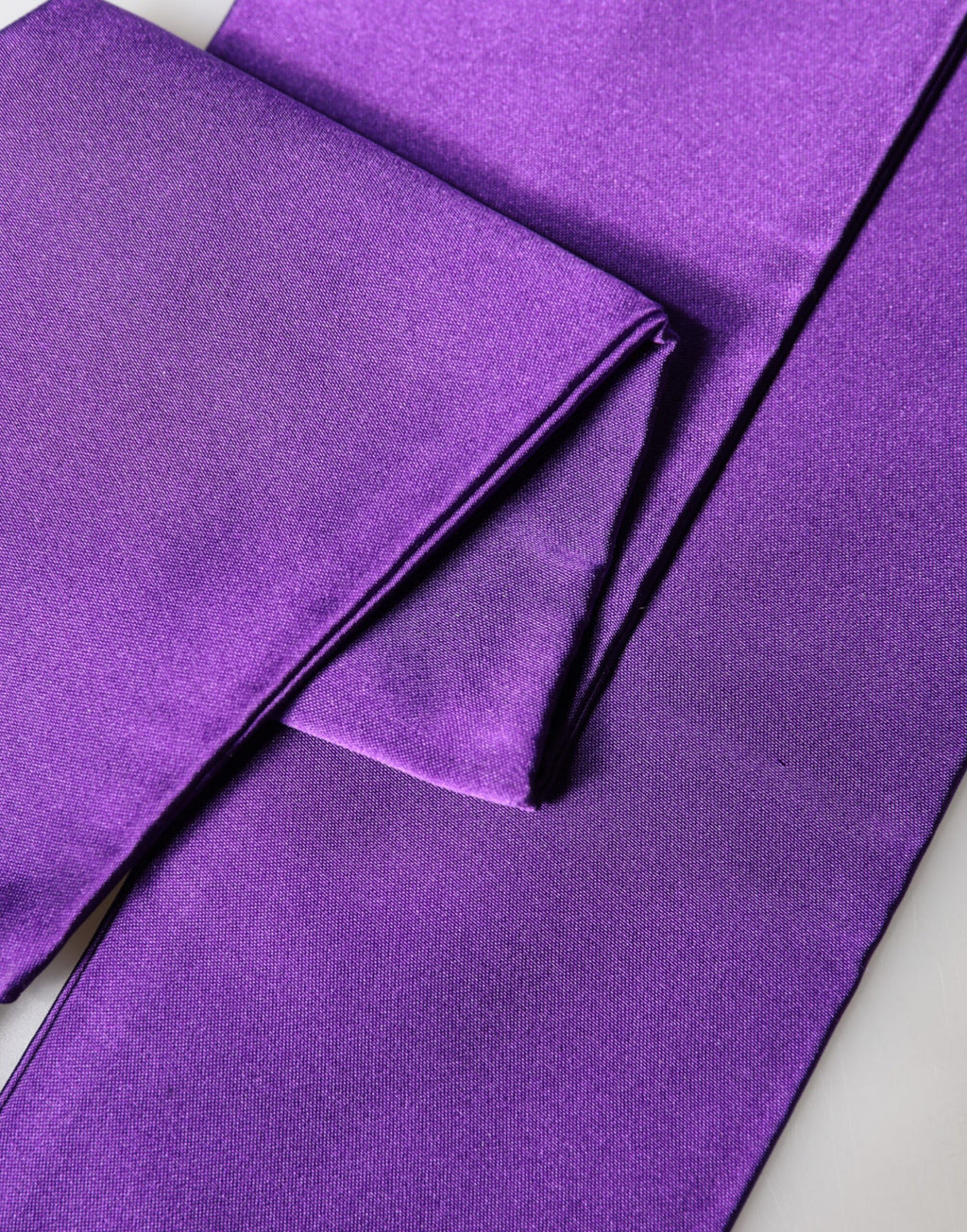 Dolce & Gabbana Violet Silk Scarf with Fringes