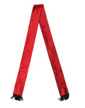 Dolce & Gabbana Red Silk Scarf with Fringes