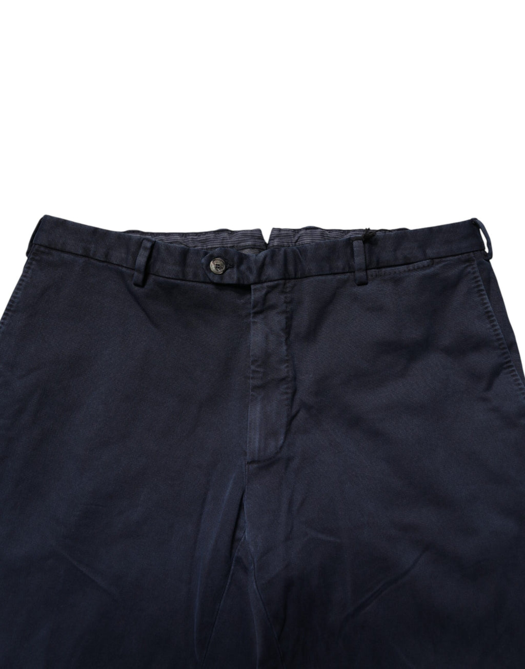 Santaniello Dunkelblaue Chino-Hose in Skinny Fit mit mittlerer Leibhöhe