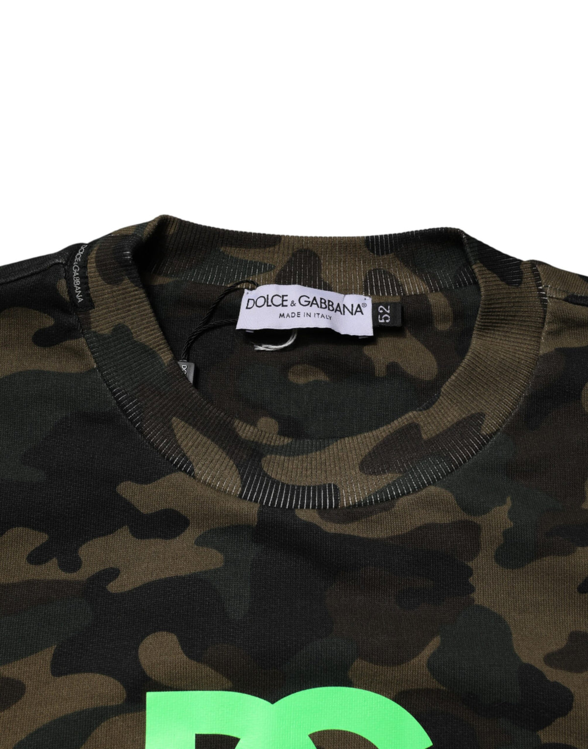 Dolce & Gabbana Mehrfarbiger Camouflage-Pullover für Herren