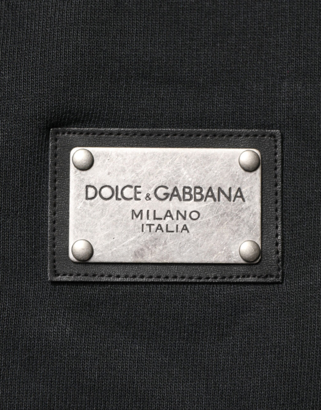 Dolce & Gabbana Schwarzer Kapuzenpullover mit durchgehendem Reißverschluss für Herren