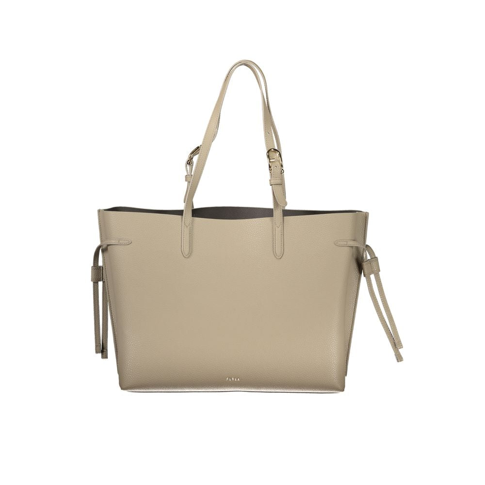 Furla Women's Beige Leather Handbag