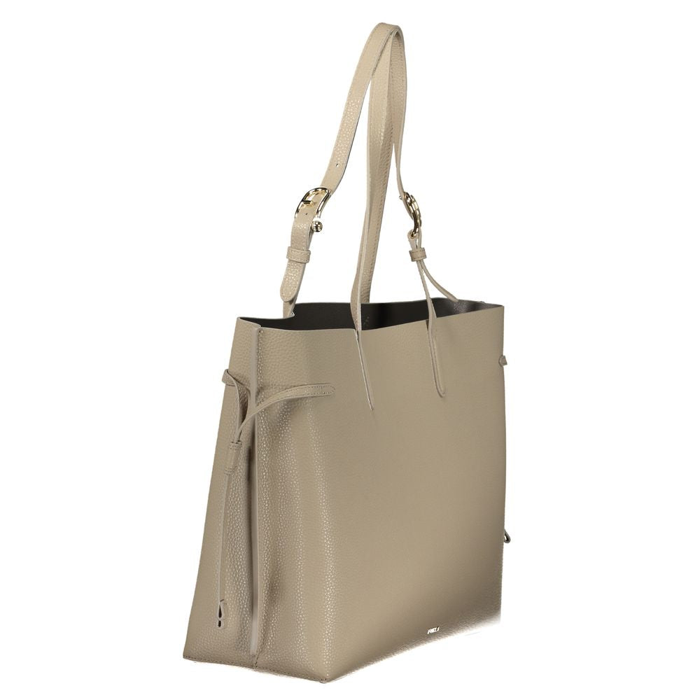 Furla Women's Beige Leather Handbag