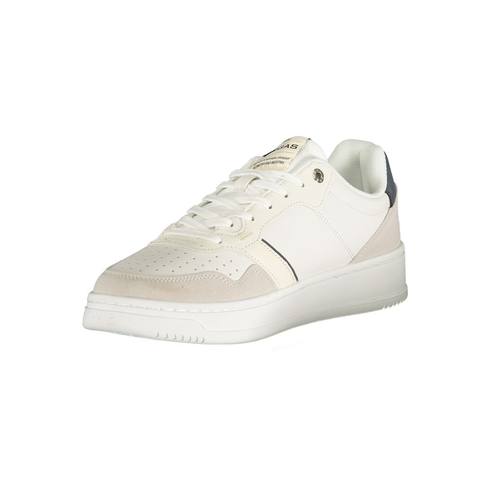 Gas White Men's Polyester Sneakers