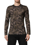 Dolce & Gabbana Multicolor Camouflage Long-sleeved T-shirt