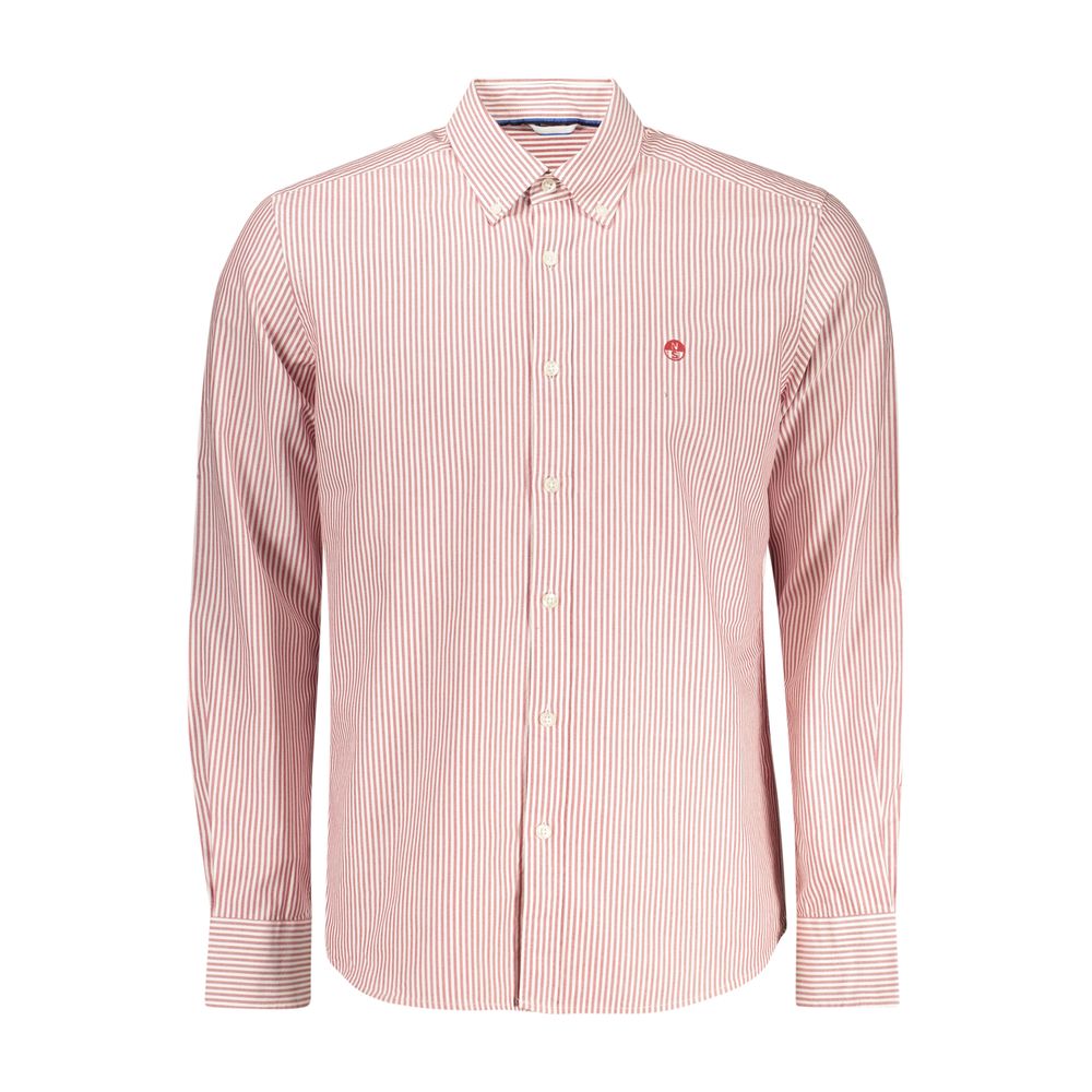 North Sails Men's Red Cotton Shirt