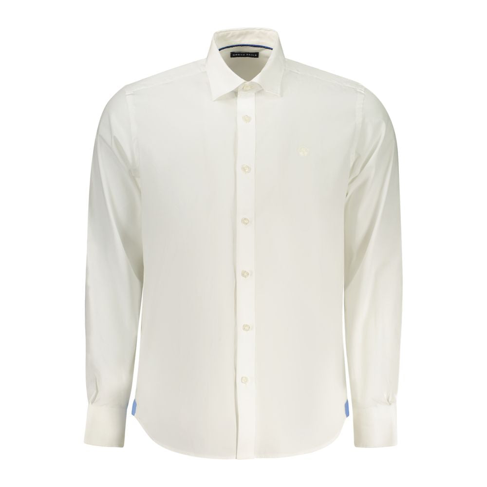 North Sails Men's White Cotton Shirt