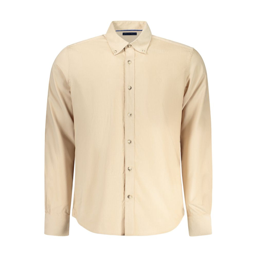 North Sails Men's Beige Cotton Shirt