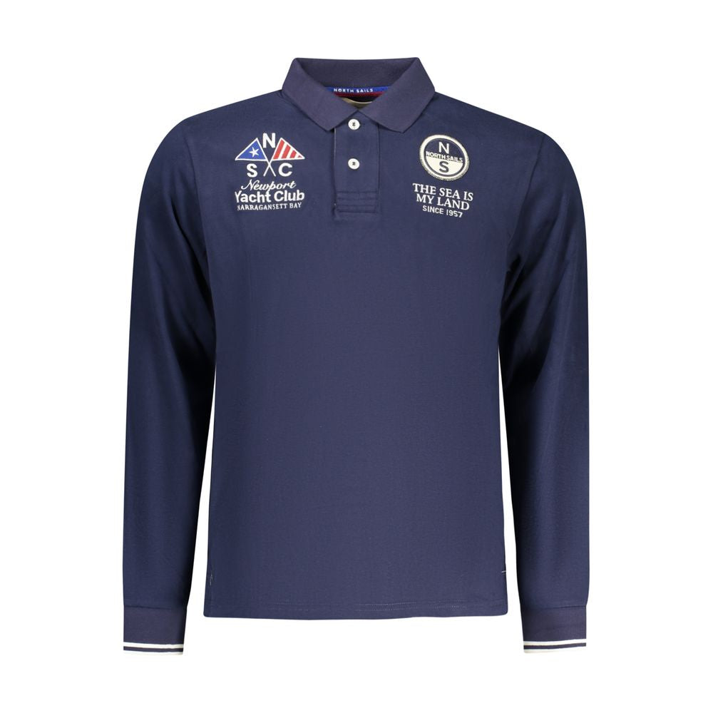 North Sails Men's Blue Cotton Polo Shirt