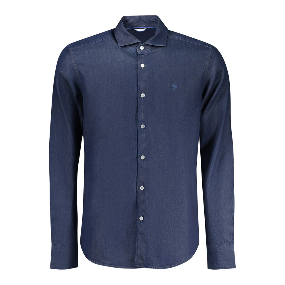 North Sails Men's Blue Cotton Shirt