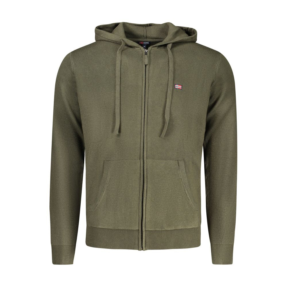 Norway 1963 Green Polyamide Men's Cardigan