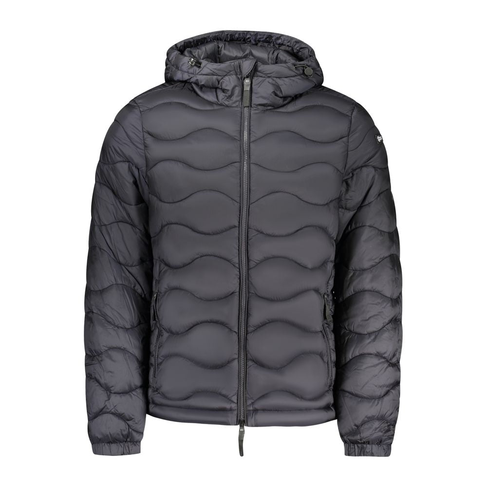 Norway 1963 Schwarze Poliammid-Herrenjacke