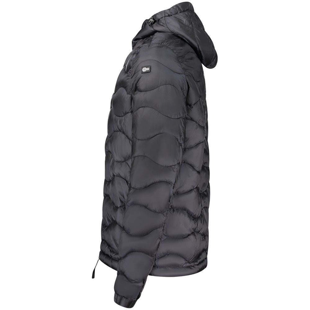 Norway 1963 Schwarze Poliammid-Herrenjacke