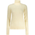 Norway 1963 Weicher Damen-Rollkragenpullover aus Viskose in Weiß
