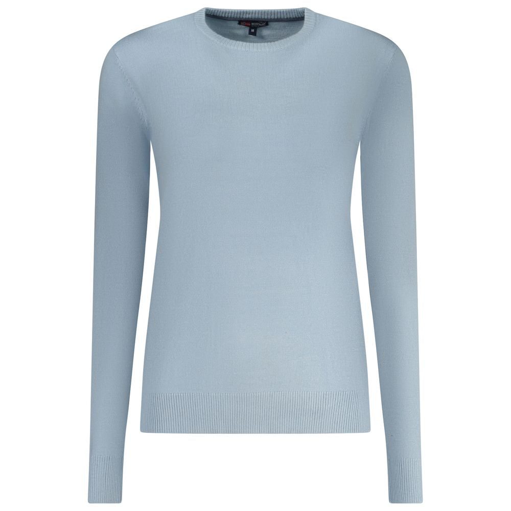 Norway 1963 Azzurro Viskose Damen Pullover
