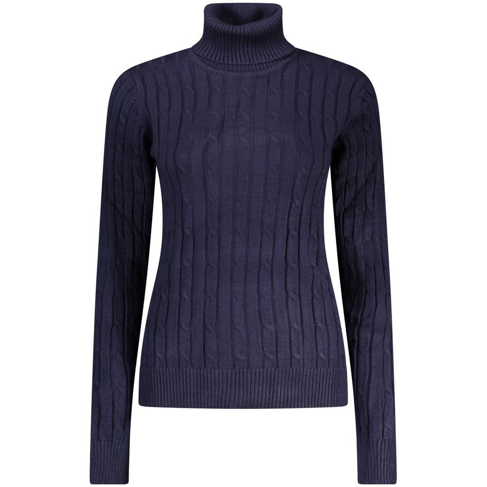 Norway 1963 Blue Viscose Women's Sweater