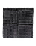 Dolce & Gabbana Schwarzer Seiden-Foulard-Schal mit Polka-Dot-Muster