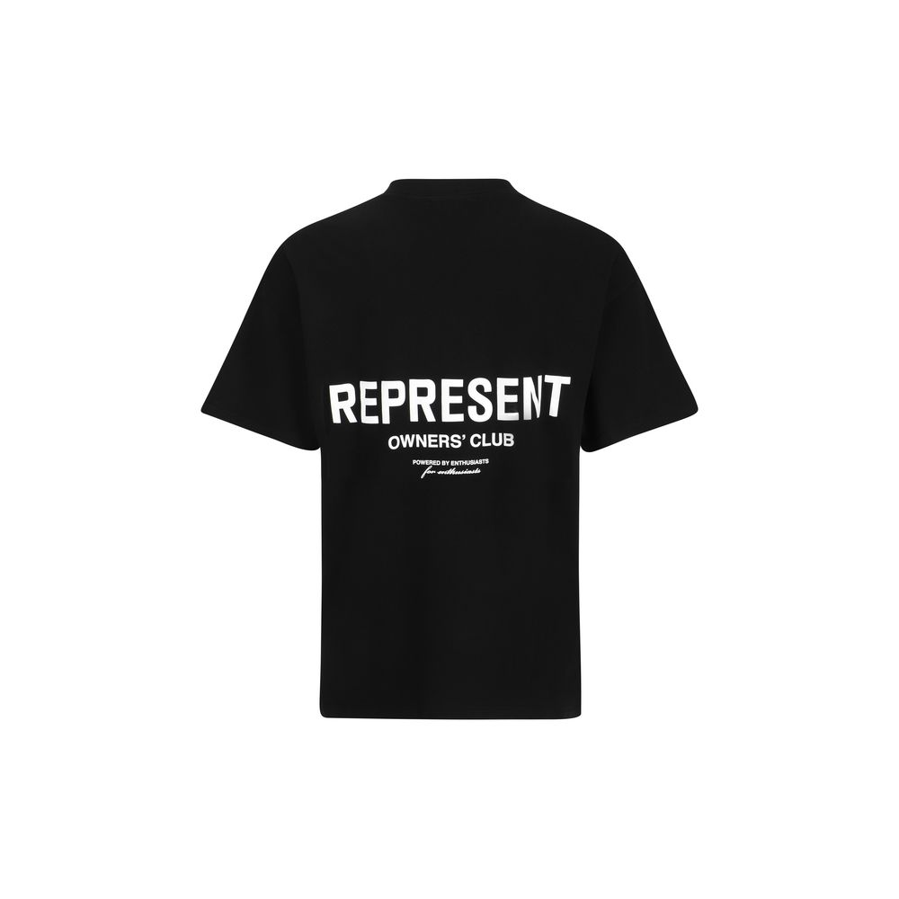 Represent Schwarzes Baumwoll-T-Shirt