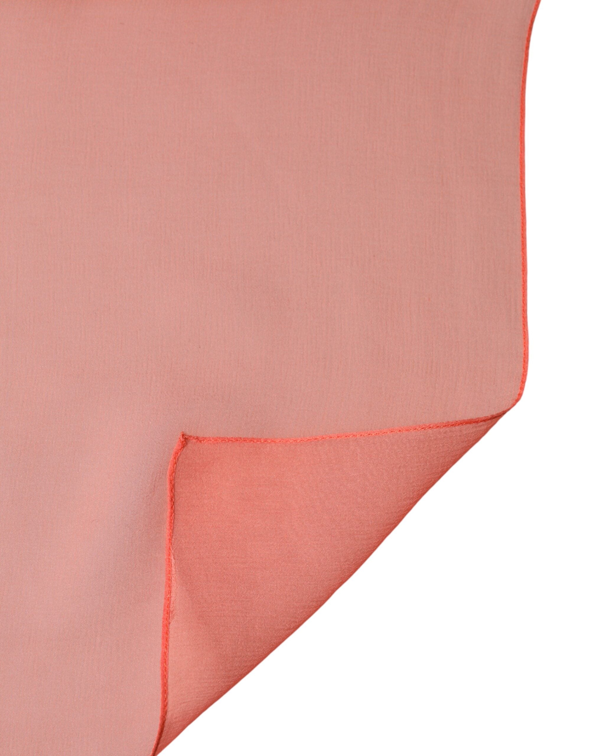 Dolce & Gabbana Orange Stole Silk Scarf Neck Scarf Men's Scarf