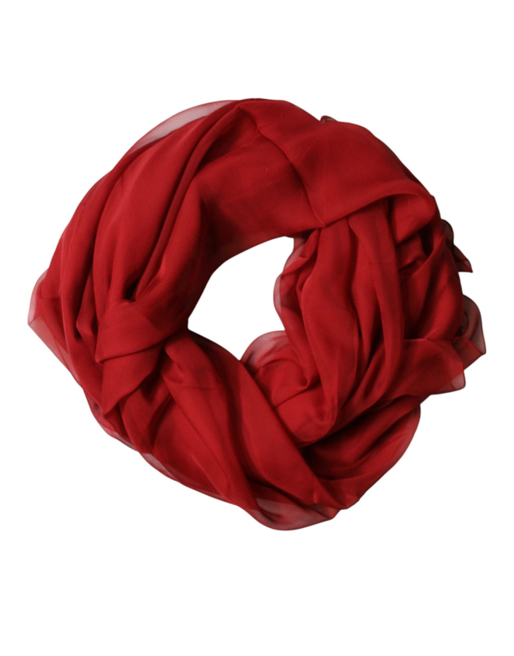 Dolce & Gabbana Rote Stola Seidenschal Herrenschal