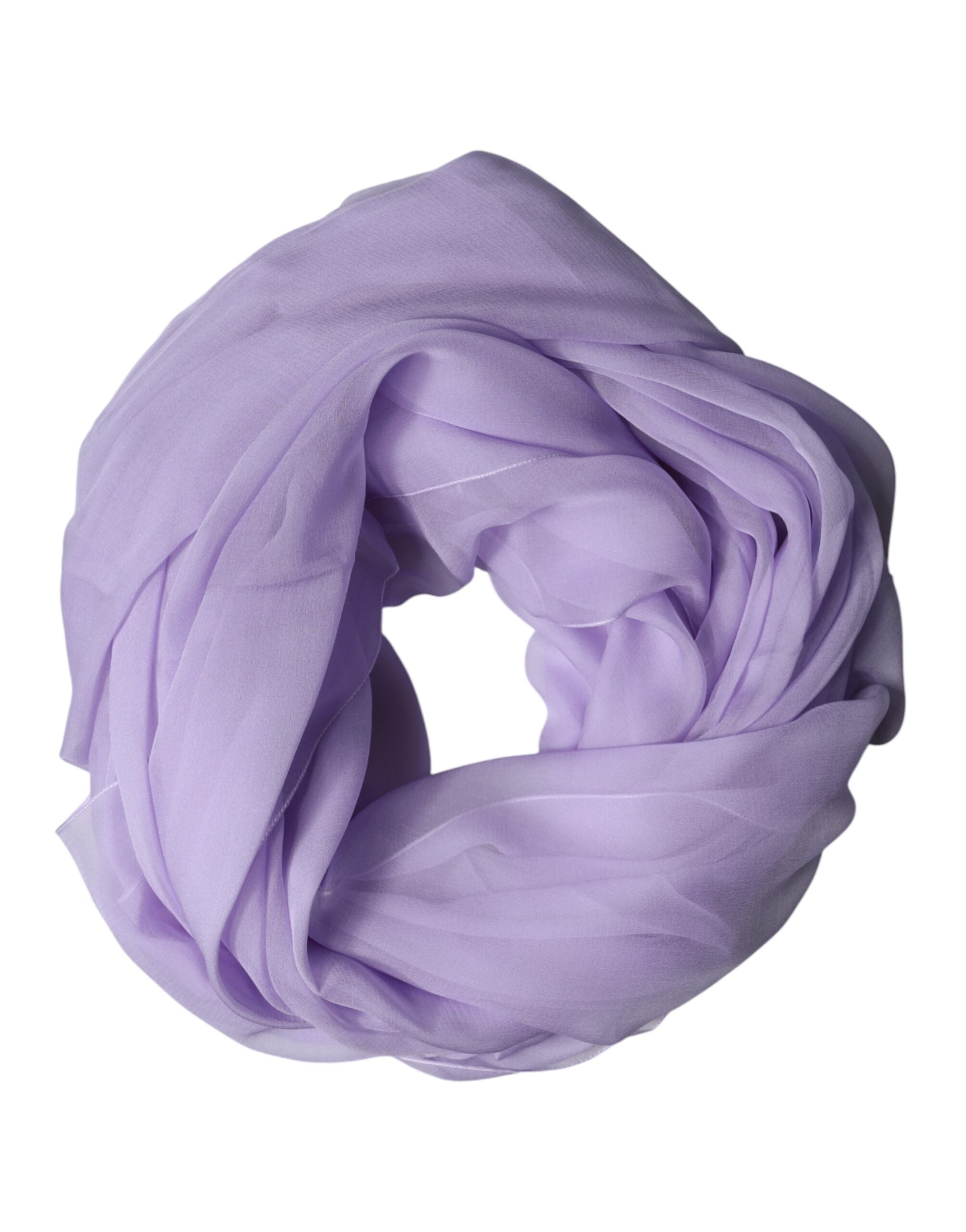 Dolce & Gabbana Violet Silk Stole, Scarf, Shawl for Men