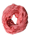 Dolce & Gabbana Red Plaid Silk Scarf