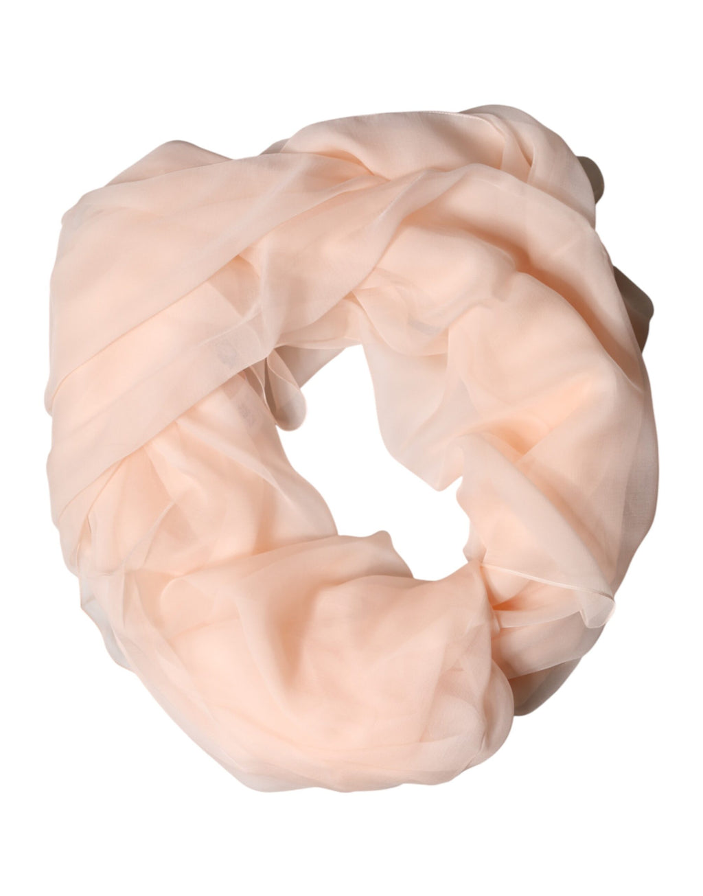 Dolce & Gabbana Light Pink Silk Stole Scarf for the Neck Shawl