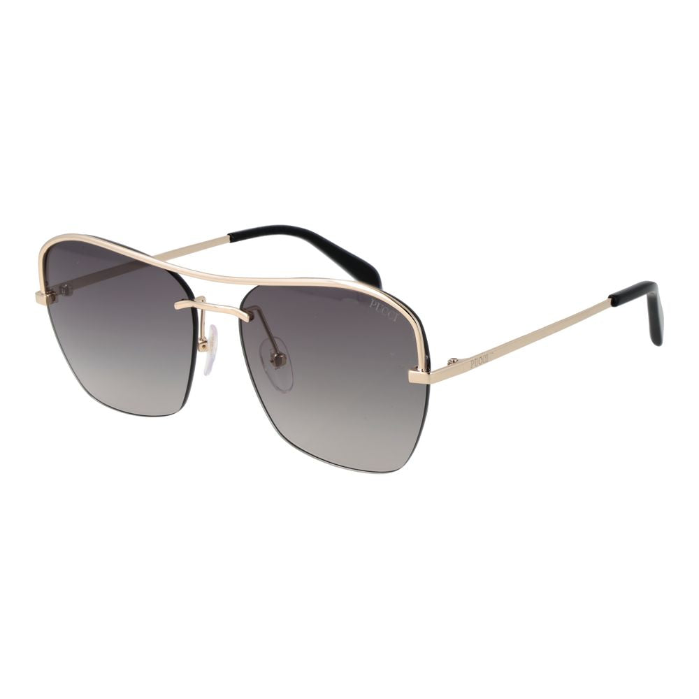 Emilio Pucci Sonnenbrille aus Goldmetall