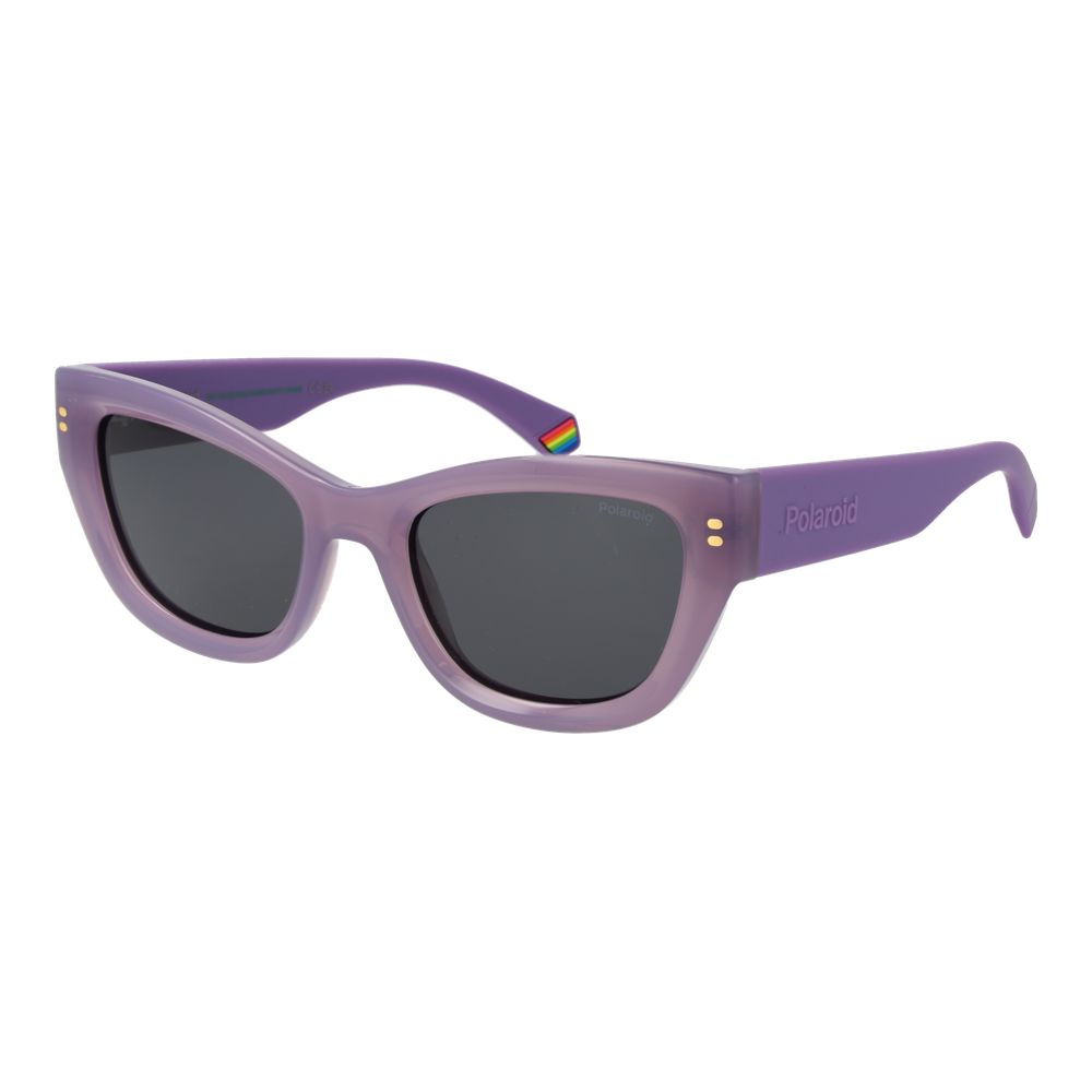 Polaroid Violette Sonnenbrille aus Kunststoff