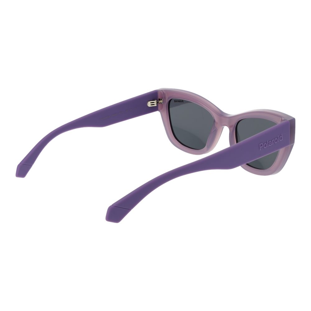 Polaroid Violette Sonnenbrille aus Kunststoff
