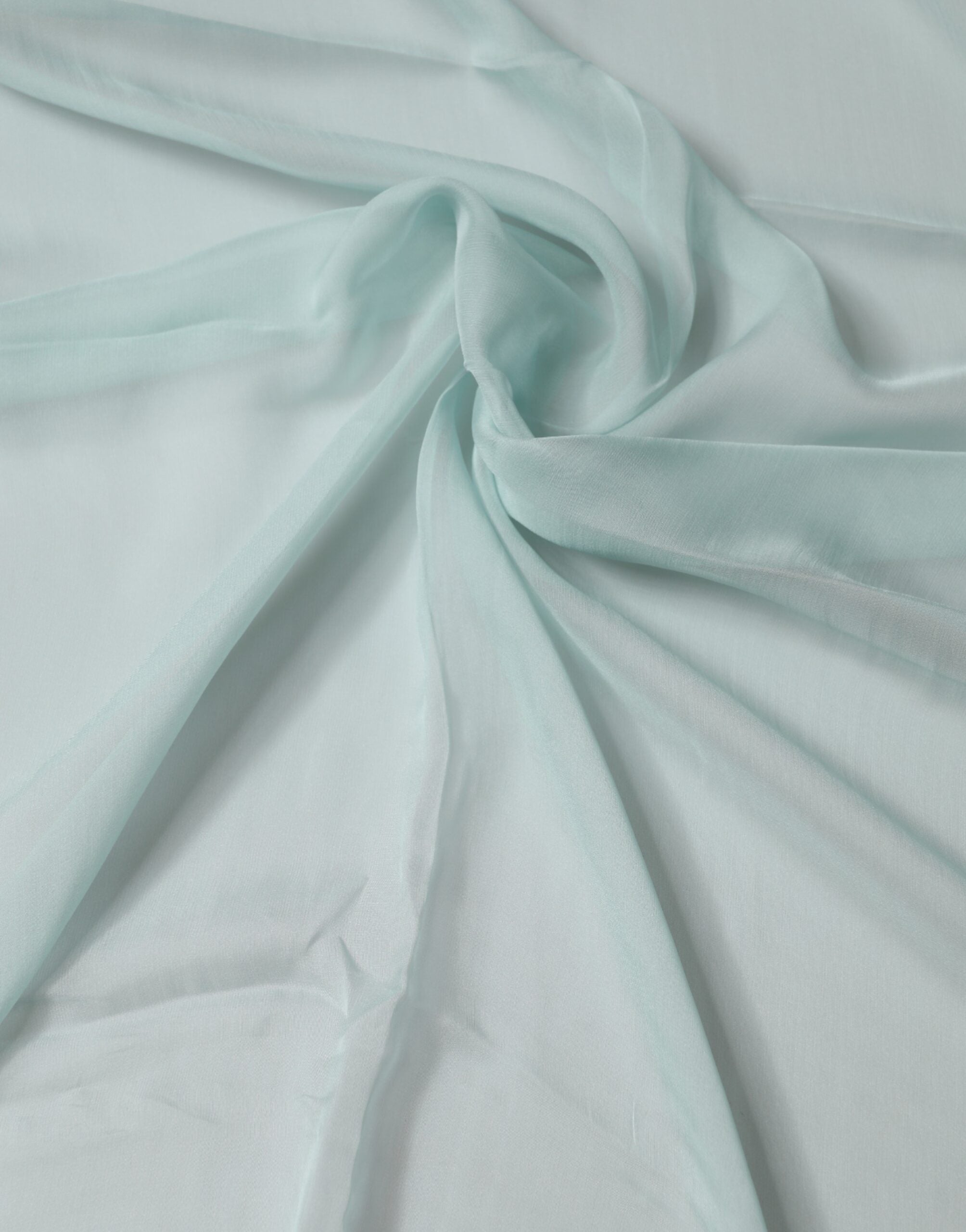 Dolce & Gabbana Light Turquoise Silk Stole Neck Scarf Shawl