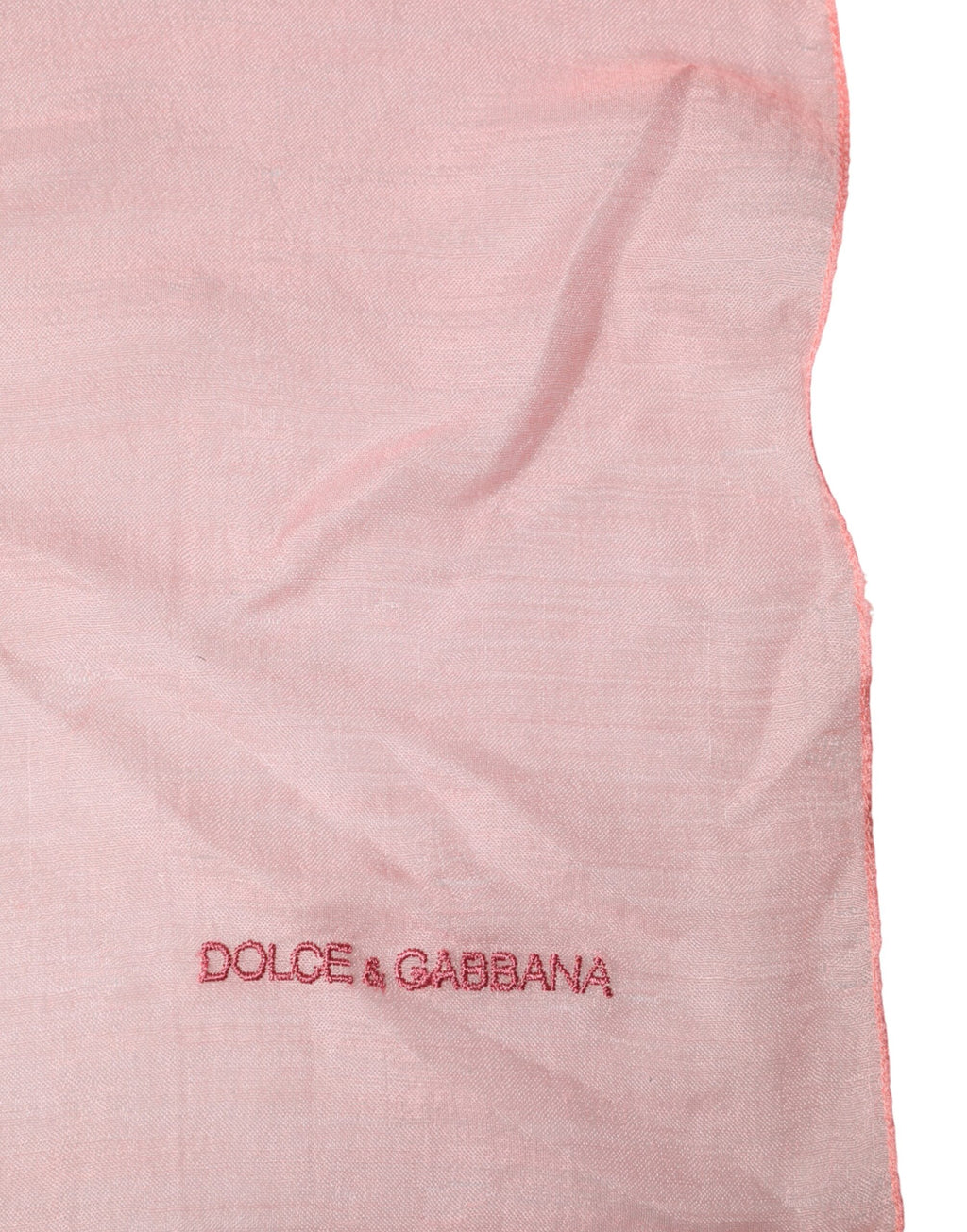Dolce & Gabbana Hellrosa Kaschmir-Nackenwickel-Schal