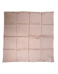 Dolce & Gabbana Light Pink Silk Blend Foulard Scarf 87.5 cm x 86.5 cm