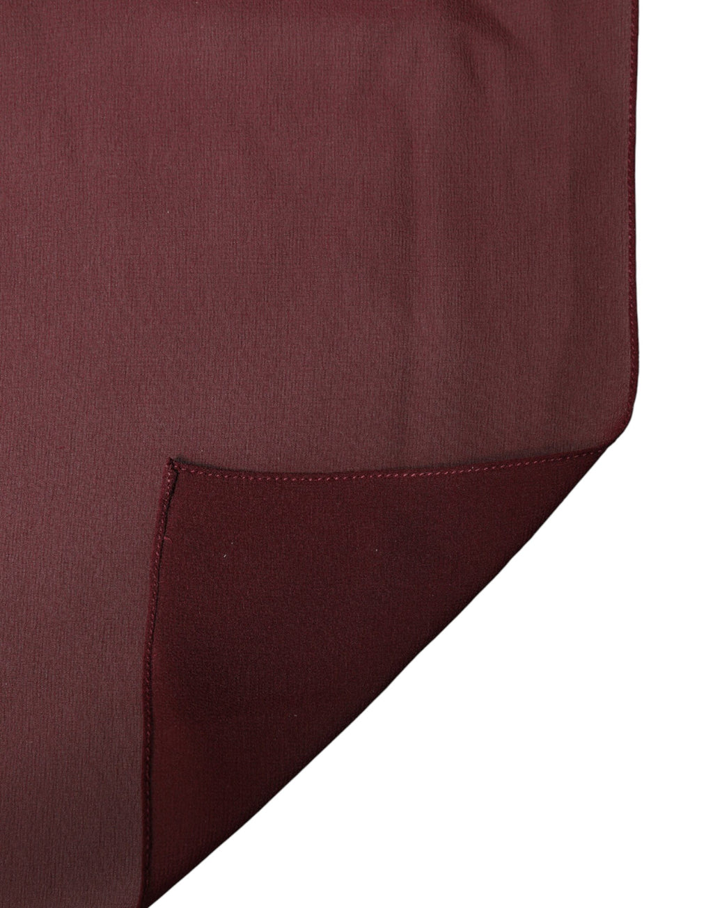 Dolce & Gabbana Maroon Silk Scarf Stole Men's 200cm x 130cm Scarf