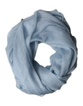 Dolce & Gabbana Light Blue Silk Stole Scarf 200cm x 130cm