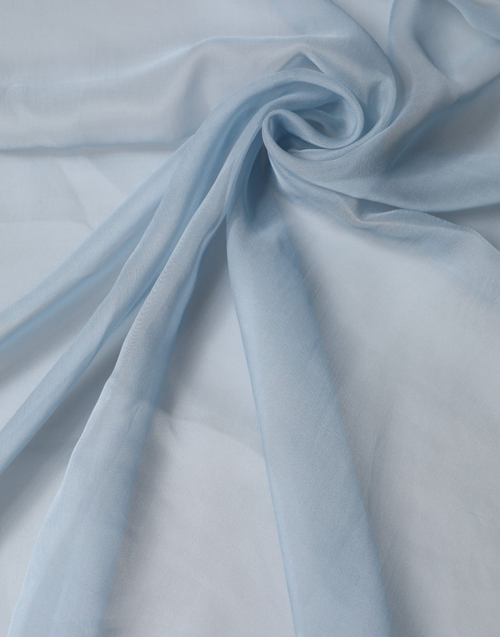 Dolce & Gabbana Light Blue Silk Stole Scarf 200cm x 130cm