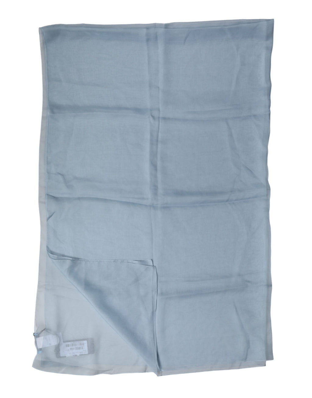 Dolce & Gabbana Light Blue Silk Stole Scarf 200cm x 130cm