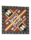 Dolce & Gabbana Multicolor DG King Square Foulard Herren 50,5cm x 50cm Seidenschal