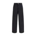 MM6 Black Cotton Athletic Trousers